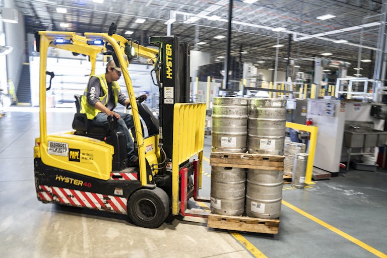 Factory cleaning services coventry, forklift image